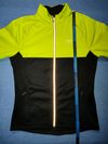 Softshellová cyklo bunda Otix Nao (neon-yellow-black, 2XL)