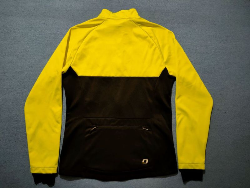 Softshellová cyklo bunda Otix Nao (neon-yellow-black, 2XL)