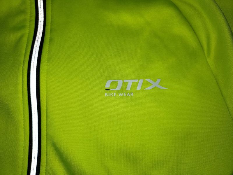 Softshellová cyklo bunda Otix Nao (neon-yellow-black, 2XL)