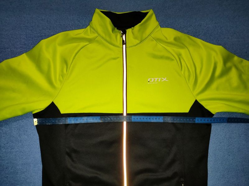 Softshellová cyklo bunda Otix Nao (neon-yellow-black, 2XL)