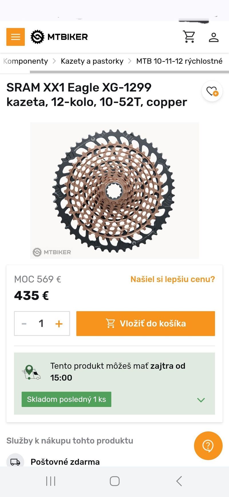 Nová Kazeta Sram XX1 Eagle Xg-1299 Cooper 10-52z