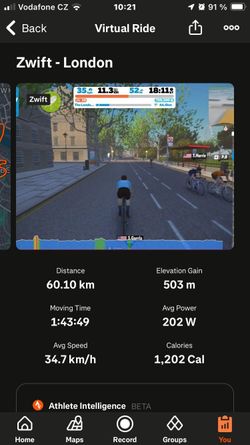 Trenažer Elite RealTour (zwift) 