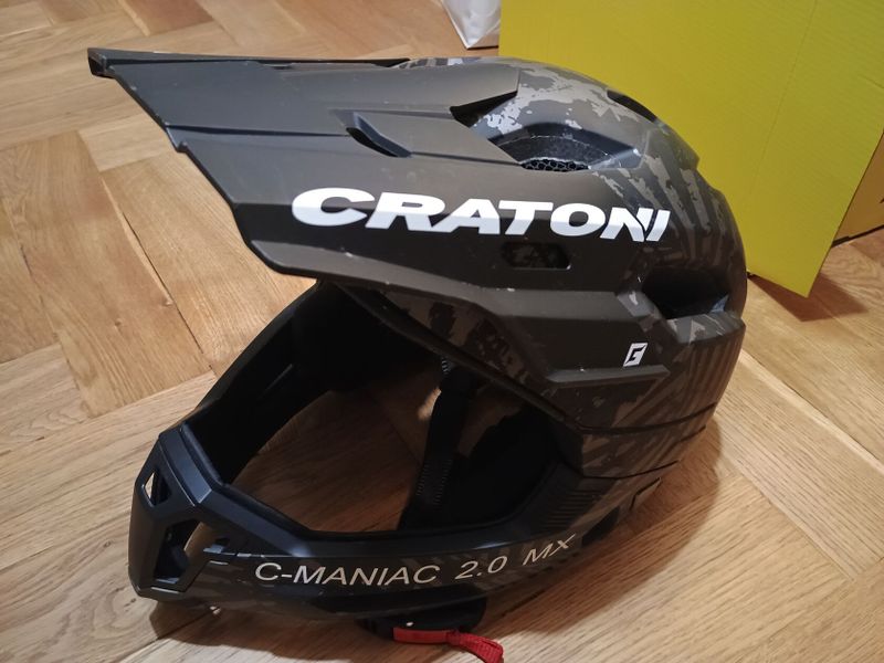 Cratoni přilba C-MANIAC 2.0 MX 2022 (black-anthracite matt) - L/XL (58-61cm) 1690 Kč