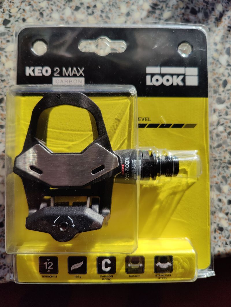 Look KEO 2 max carbon nové 