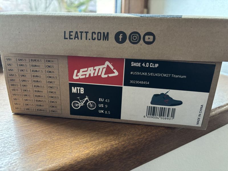 Mtb tretry Leatt 4.0 clip