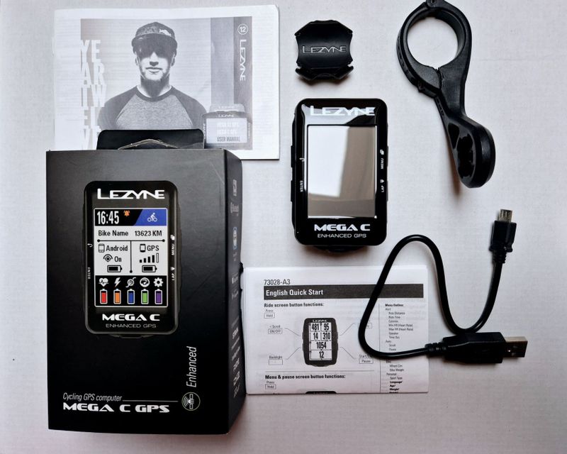 GPS cyklopočítač Lezyne Mega C GPS Black