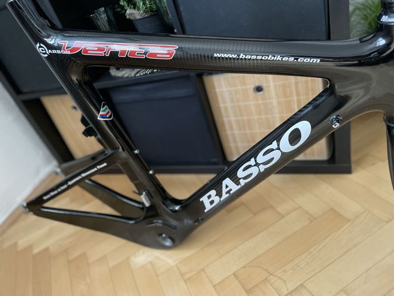 Basso Venta carbon / rámová sada vel.56 / rarita