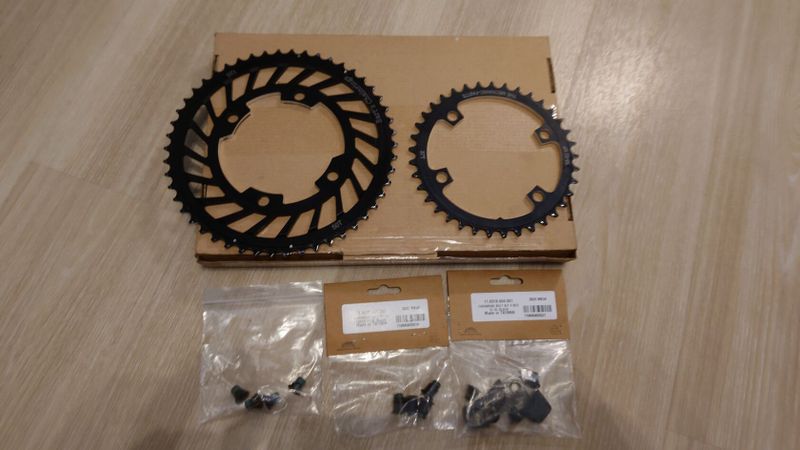 Převodníky od Barts Chainrings pro SRAM Force D1, 50/37 zubů, + šrouby