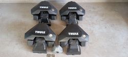 Thule 7105 patky + kit 5011 Octavia 3