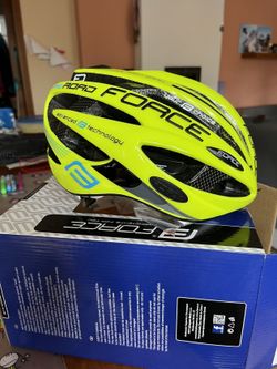 Prodám cyklistickou helmu Force Road Pro fluo