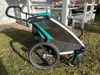 THULE CHARIOT LITE dětský dvojmístný multifunkční sportovní vozík za kolo zelená agave