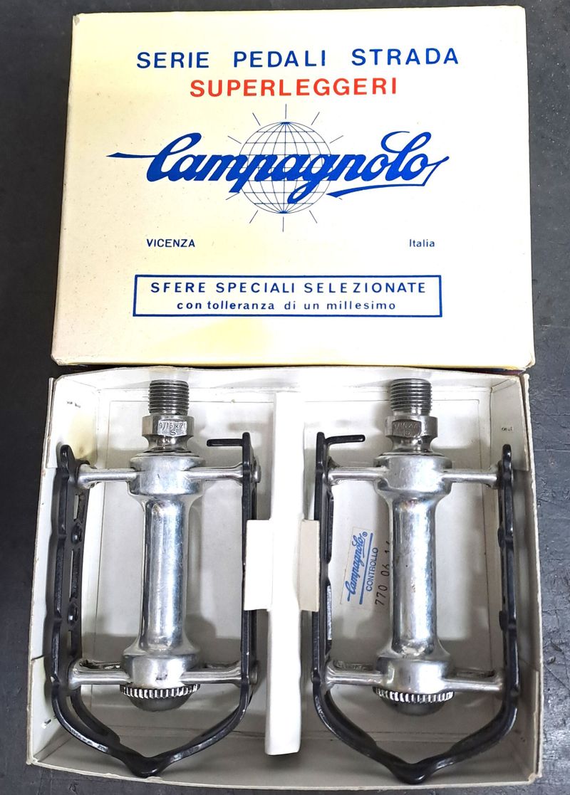 Campagnolo super record titanium pedály