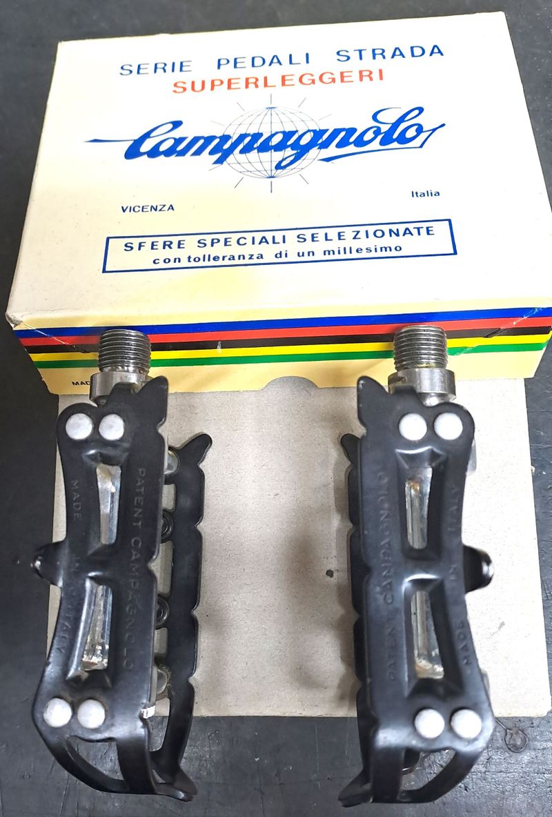 Campagnolo super record titanium pedály