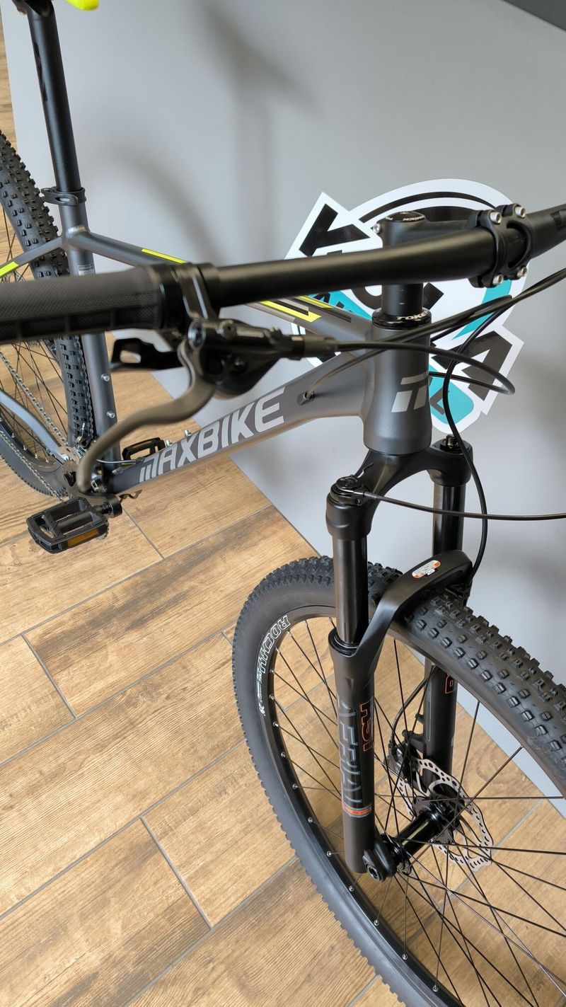 Maxbike Inari 29 2x10 L 2024 šedý mat+žlutá