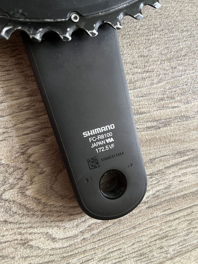 Použité kliky Shimano Ultegra FC-R8100 172.5mm, 34/50 zubu, 12s