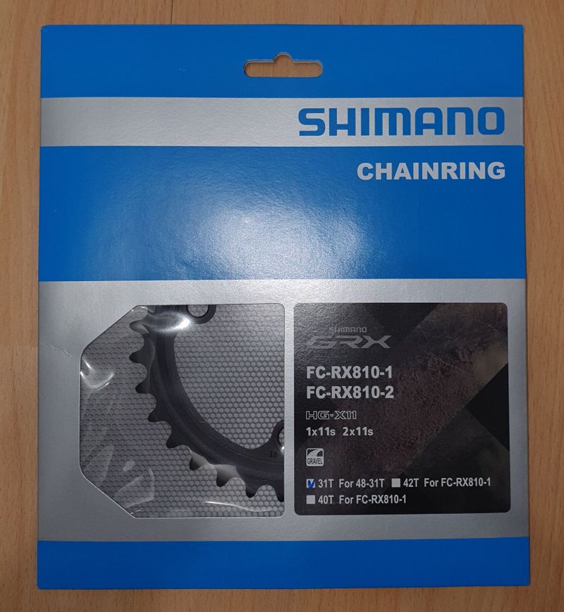 Shimano GRX FC-RX810-2, převodník 31 zubů
