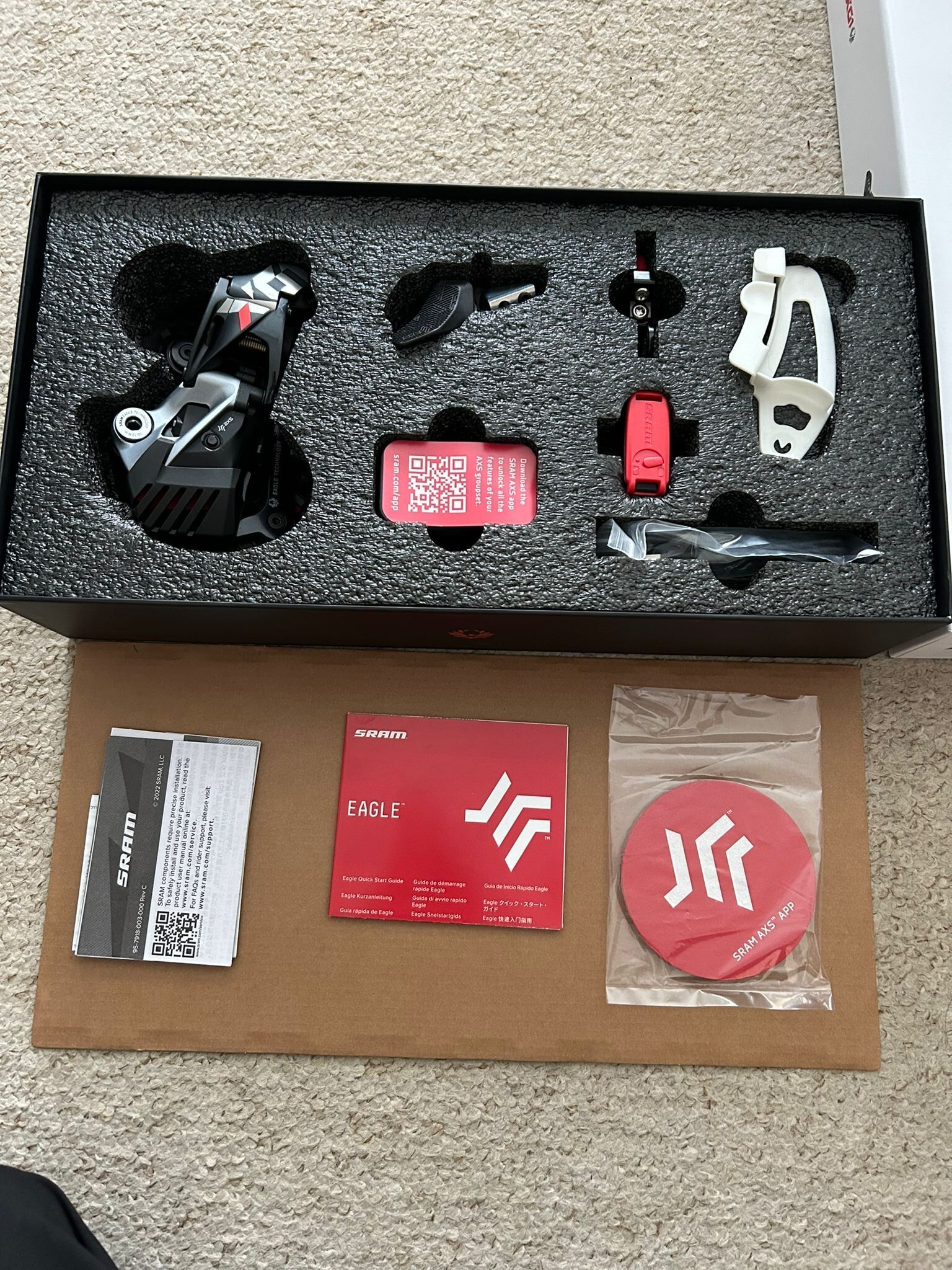 Prodám SRAM XO1 Eagle AXS Upgrade Kit RED