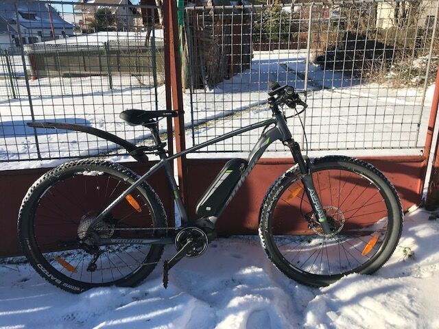 MTB e-bike, najeto 210 km