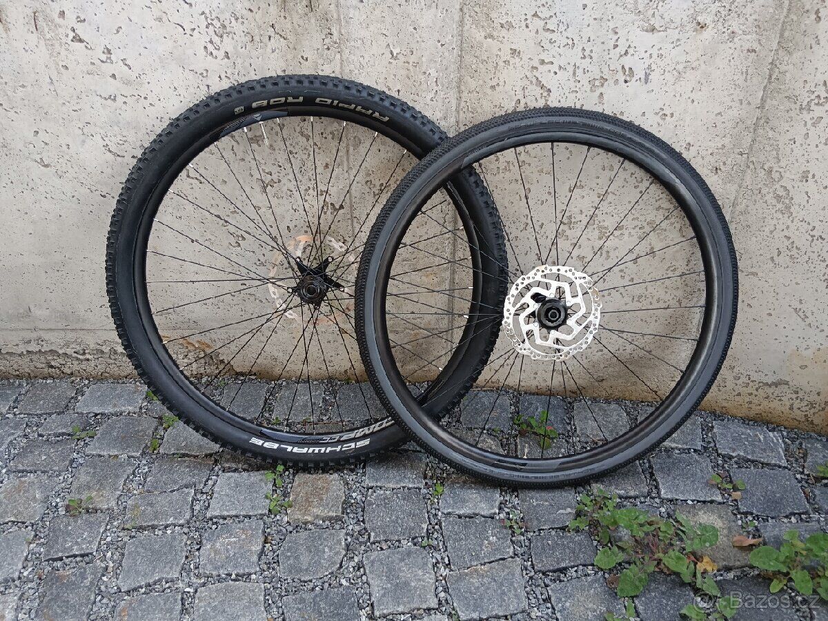 nové přední kolo pro osu 12x100 SYNCROS Race 24S Disc s pláštěm Schwalbe G-ONE ALLROAD Mantel 40-622