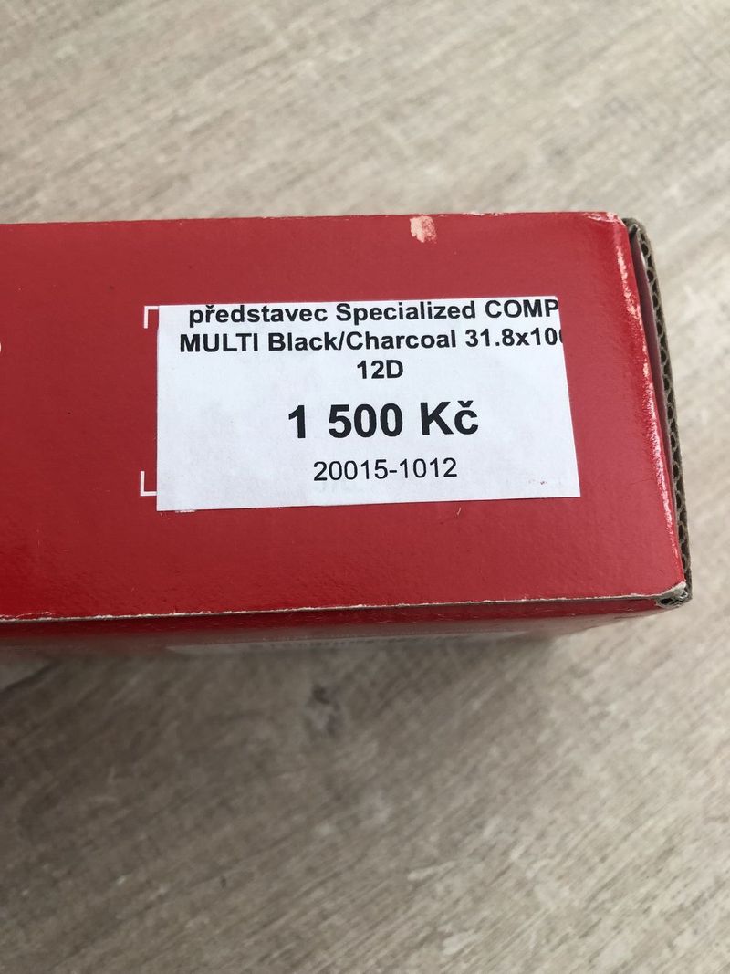 Představec Specialized Comp Multi Black s délkou 100mm, sklon až 12°