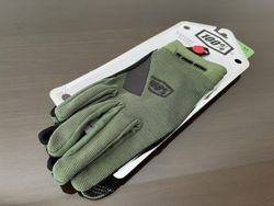100% Ridecamp Gloves Army Green/Black M Cyklistické rukavice