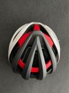 Cyklistická helma Giro Aether Spherical matt Portaria grey / white / red