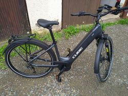 CUBE TOURING HYBRID ONE 500WH GREY'N'WHITE easy entry vel:46