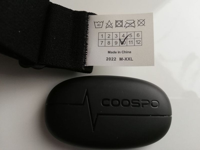 COOSPO Hrudní pás ANT+ i Bluetooth