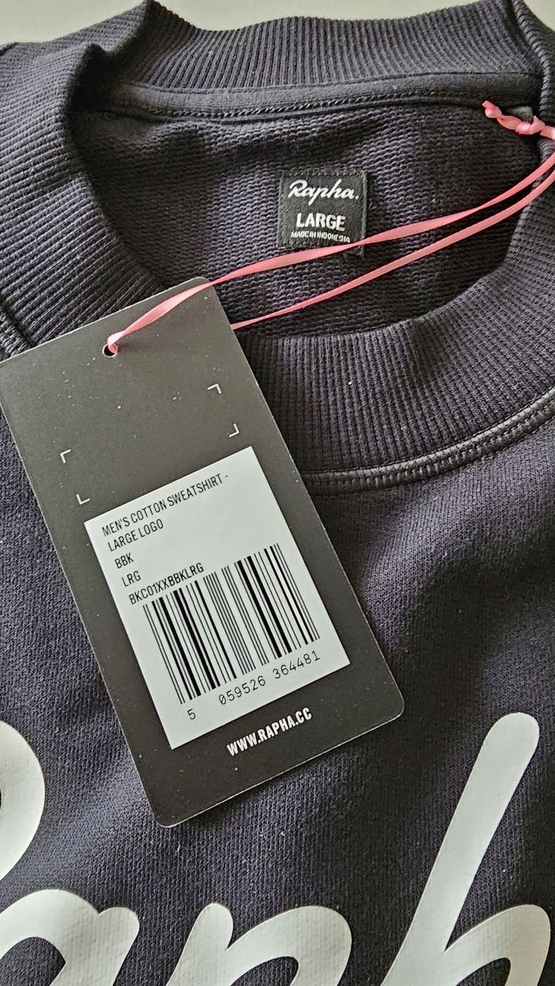 Nová mikina Rapha Men's Logo Sweatshirt (L) 