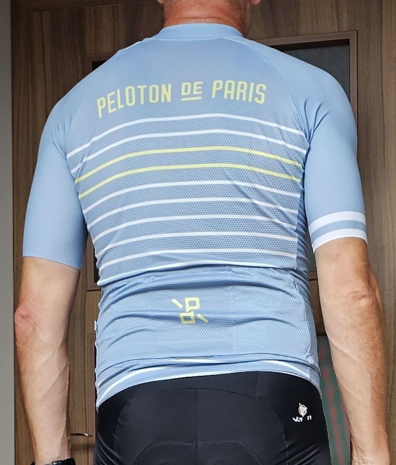 Pánský dres krátký rukáv Peleton de Paris (M-L) 