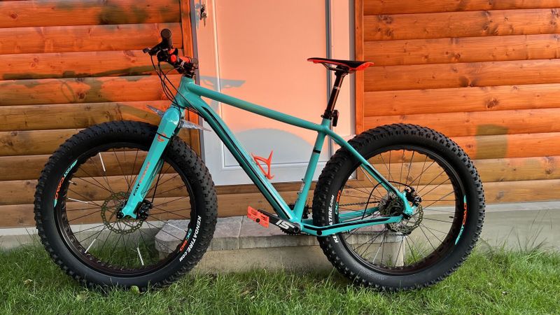 Custom fatbike CANNONDALE CAADFat - Miami / orange L