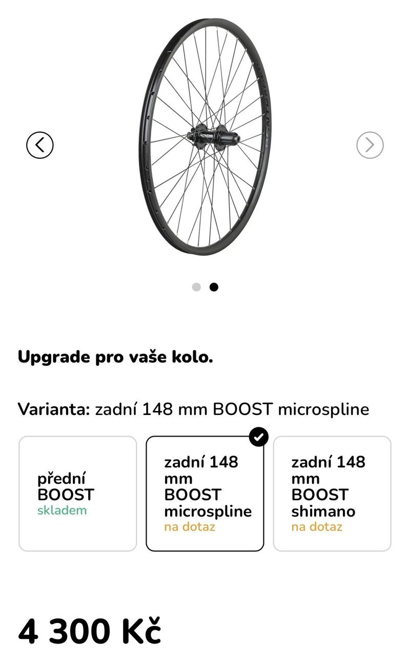 Zapletená kola 29" Bontrager Kovee TLR Boost