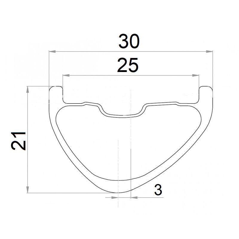 S.A.S. Podium Hunter 25 carbon (1330g) Ratchet