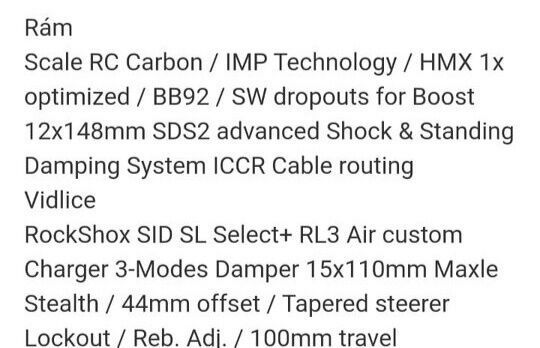 Horské kolo Scott Scale RC 900 WORLD CUP 2021, vel. L.