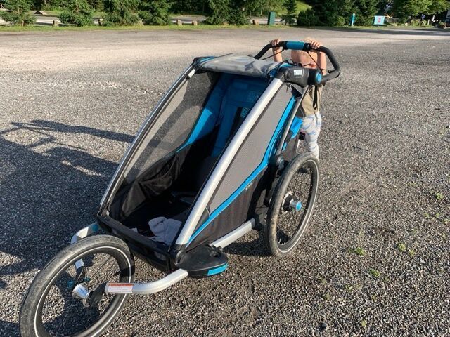 Thule Chariot Sport 1 modro černý + jogging set