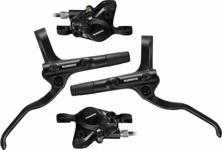 Kompletní přední+zadní hydraulická shimano brzda BL-MT201 polymer délka hadic SMBH59 1000 a 1700mm