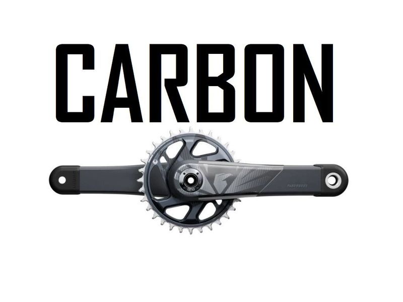 ⚙️ Nové karbonové kliky SRAM X1 Eagle Carbon - osa DUB Wide, délka 175 mm, 34 zubů - váha 568 g ⚙️