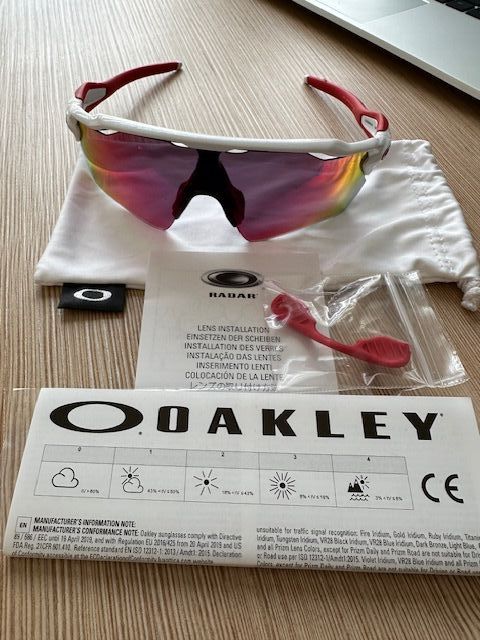 OAKLEY Radar EV Path Polished White - PRIZM Road 