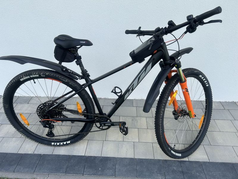 dámské kolo KTM Ultra Fun 29" matte black/grey/orange