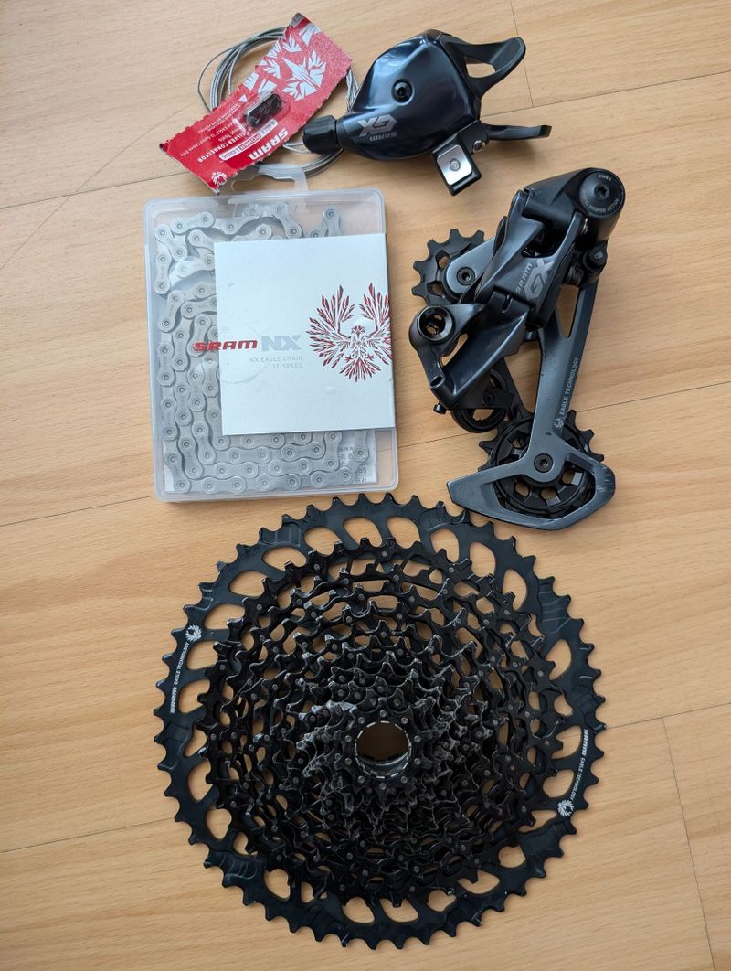 Sram GX eagle 12sp - najeto 96km 