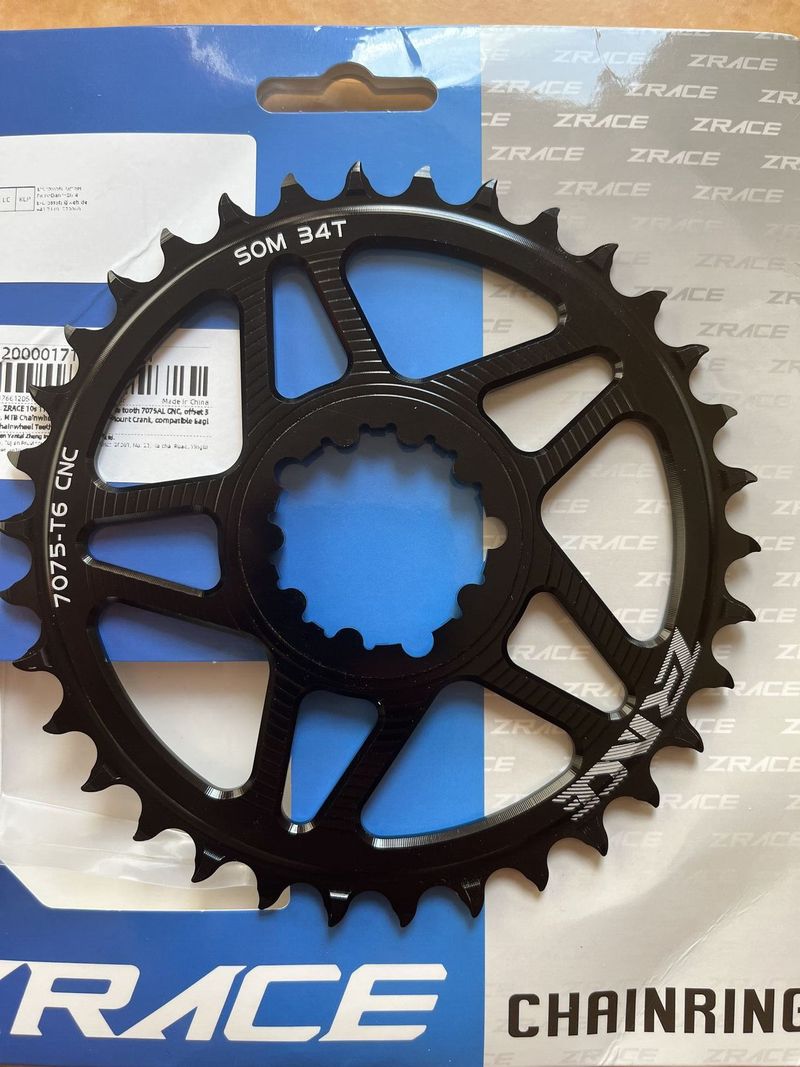 Převodník pro SRAM ZRACE, 34T, offset 3 mm, Direct Mount Boost, hliníkový, nový