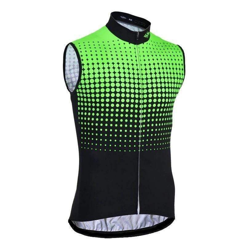 Pánský Hi Vis cyklistický dres bez rukávů vel.XL