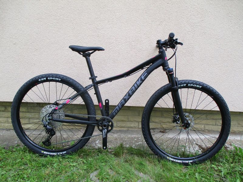 Nové 27,5" kolo na rámu Maxbike M507D 15", Deore 1x11, vzduch. vidlice Suntour XCR