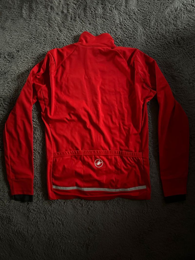 Castelli Go Jacket Red Gore Tex