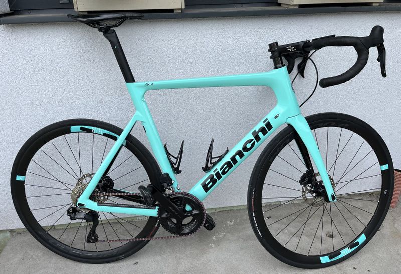 Bianchi Aria 2023 Disc 105 Di2 12s 