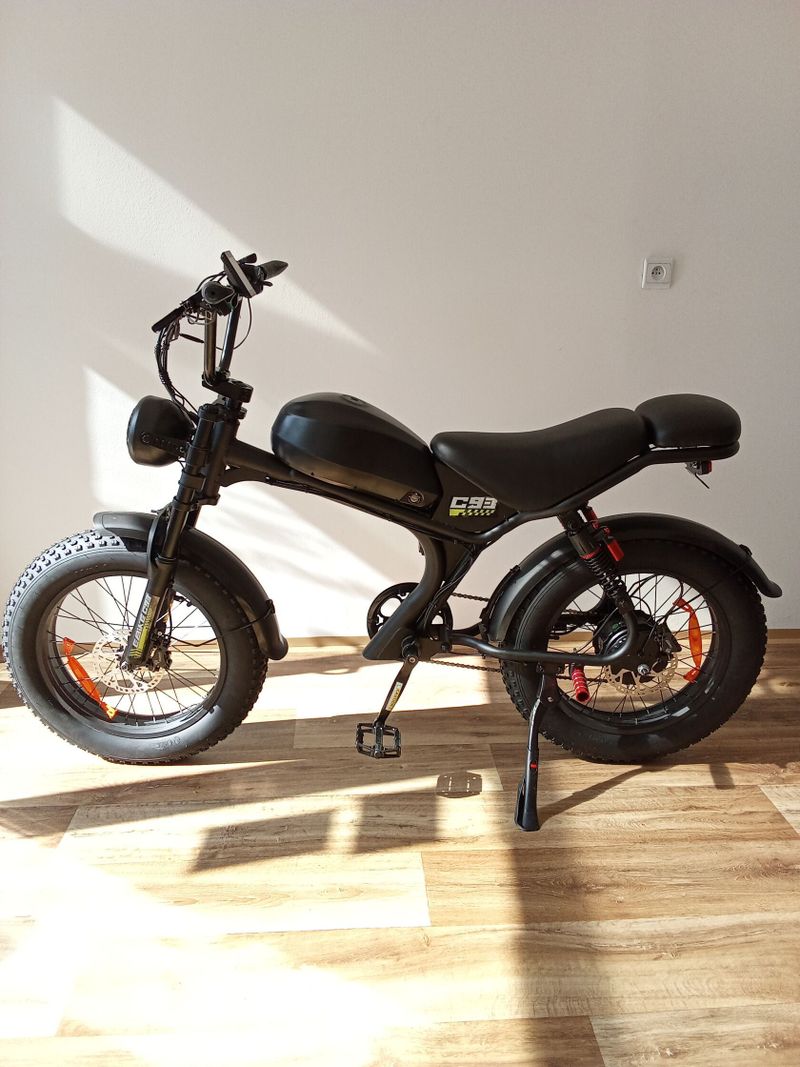 CELOODPRUŽENÉ FATBIKE ELEKTROKOLO C93, 1000 W, 960 WH, ZÁRUKA, HYDRAULICKÉ BRZDY