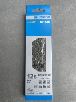 Řetěz SHIMANO XTR/Dura Ace CN-M9100 Sil-Tec 12s 116 článků + spojka