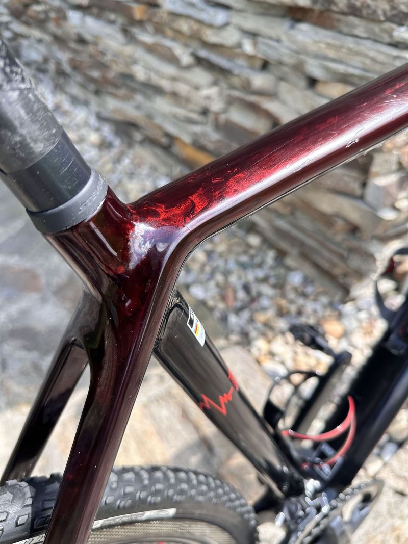 Stevens super prestige lava red 2022, vel. 52, karbon ráfky