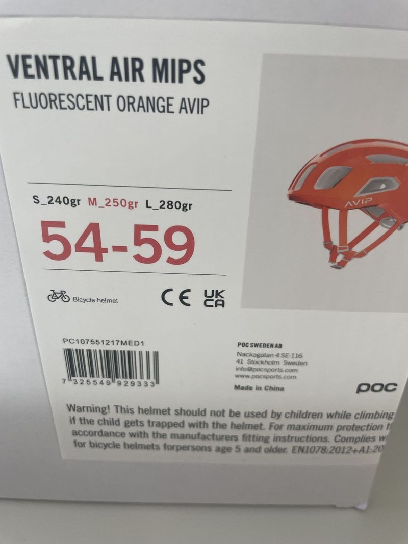 Nová helma POC Ventral air Mips M-L