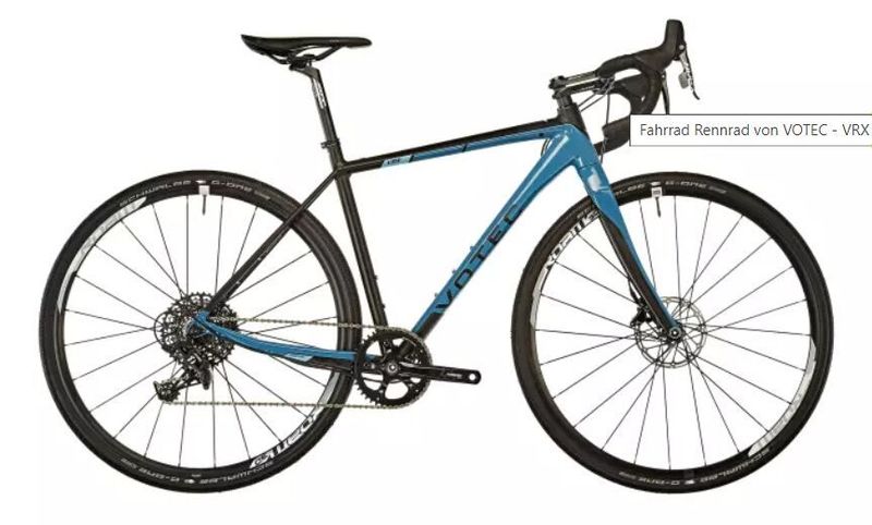 VOTEC VRX Comp - Gravel Bike, vel. 57, váha 8,9 kg